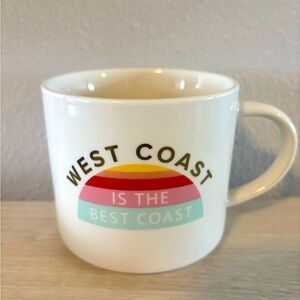 White Mug West Coast is the Best Coast by Threshold Target 16 oz